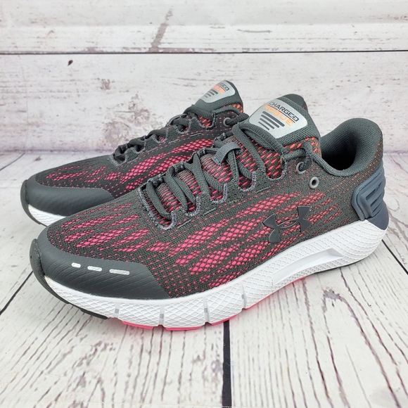 New Under Armour Charged Rouge Black Pink - Picture 4 of 8